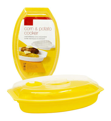 Vaporizadores de microondas sin BPA Vaporizador de maíz y papas Cocinador Lavavajillas Color personalizado seguro