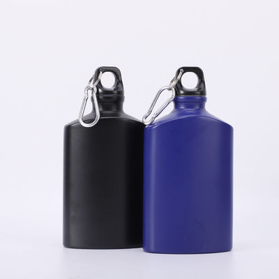 Logotipo personalizado Bebida directa 550ML Botella de agua de aluminio reutilizable de gimnasio al estilo estadounidense