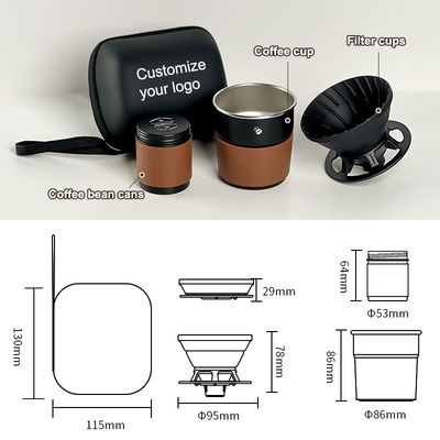 Conveniente y estilo de diseño europeo para exteriores portable plegable manual set de molino de café