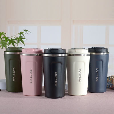 18/8 Taza de acero inoxidable aislada para viajes con aislamiento de vacío de doble pared