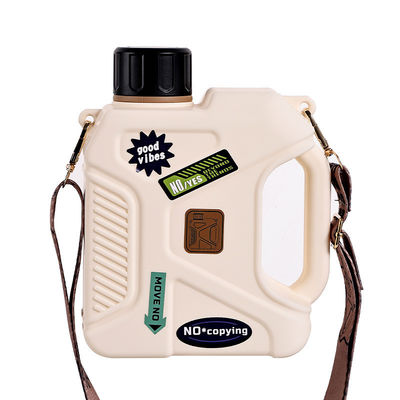 Botella de agua de plástico con correa de gran capacidad 1200ml 1600ml de bebida directa