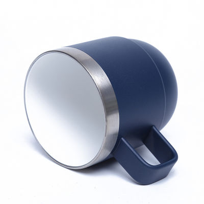 Tazas de café con revestimiento de cerámica sostenibles de 6 oz de doble pared 304 de acero inoxidable
