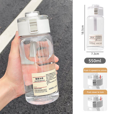 Aplicable Personas Adultos Botella de agua de plástico transparente con material personalizado