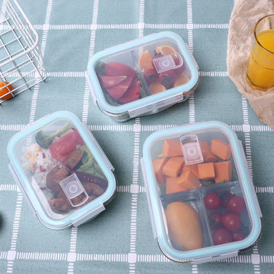 Contenedores de preparación de comidas de vidrio hermético para adultos