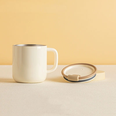 Tazas de café de oficina Mesa de arriba Taza de té regalo de cumpleaños 420ml con tapa de conservación de calor
