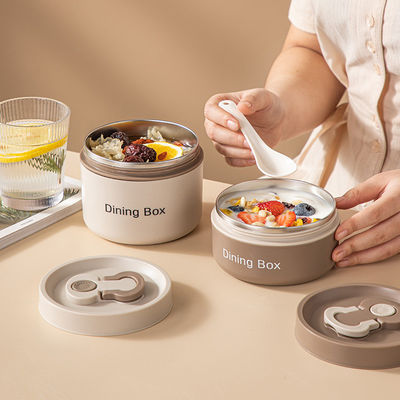 Caja de comida aislada de plástico inoxidable ecológico personalizada para almacenamiento infantil