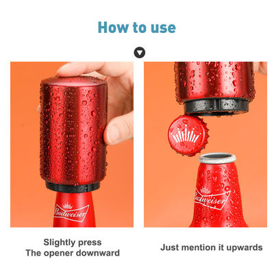 Impresiones personalizadas Abierto automático de cerveza de acero inoxidable sin daños en la tapa y material
