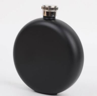 5 oz de botellas redondas de acero inoxidable para la cadera perfeccionadas con forma redonda