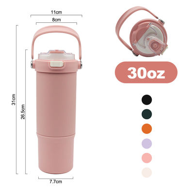 BPA libre 316 aislamiento de acero inoxidable y protección contra el frío tumbler 1 pieza con tapa