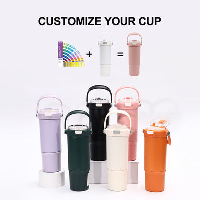 BPA libre 316 aislamiento de acero inoxidable y protección contra el frío tumbler 1 pieza con tapa