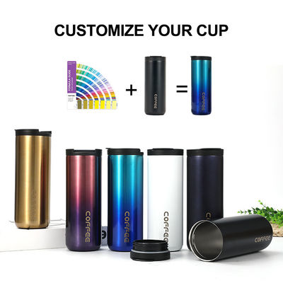 Regalos de negocios 550ml de aislamiento al vacío de acero inoxidable Taza de viaje con tapa a prueba de fugas