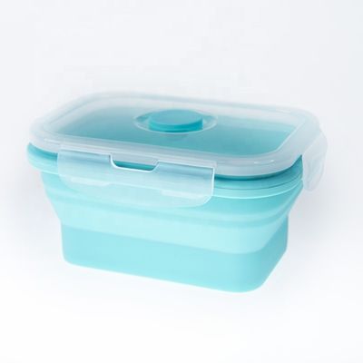 Muy personalizado, seguro, microondas, amigable con el medio ambiente, caja de silicona para el almuerzo
