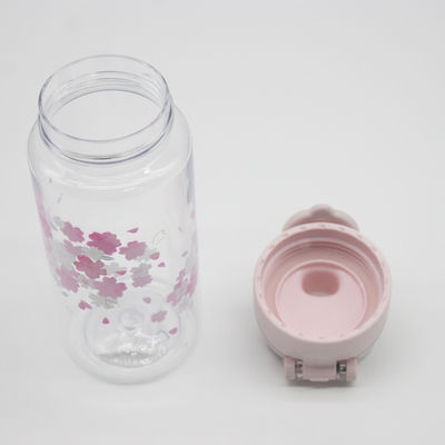 Botella de agua libre de BPA de 500 ml SK para bebidas directas para niños Material plástico personalizable