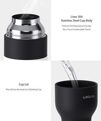Aplicable tapa de 12 oz se puede utilizar como copa de bebida para botella de agua de acero inoxidable