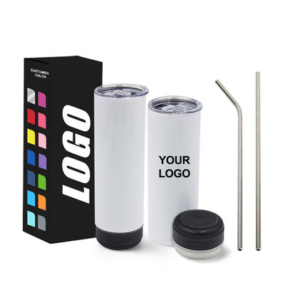20 oz de capacidad de altavoz de música Tumbler estilo americano diseño con luz LED desmontable