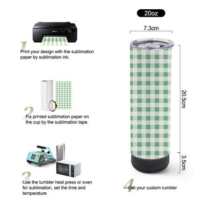 20 oz de capacidad de altavoz de música Tumbler estilo americano diseño con luz LED desmontable