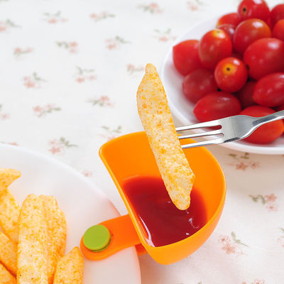 10g de vinagre de tomate, clip de condimento, plato de plástico, clip de plástico para soporte de plato