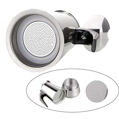 Herramientas de café y té 6 tazas de acero inoxidable Moka Pot Espresso Cafetería de Bialetti