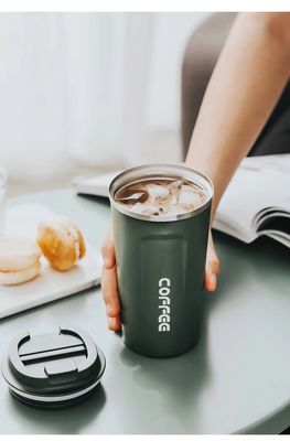 Taza de viaje de acero inoxidable de 510 ml de vacío de café aislado para regalos