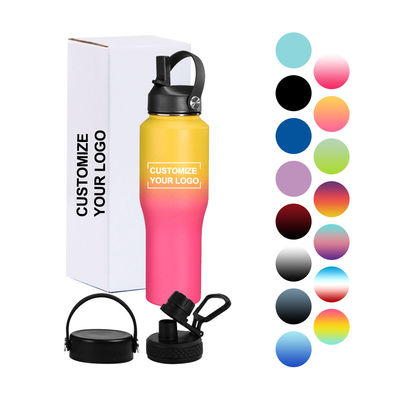 Mejora tu equipo de campamento con esta botella de agua de acero inoxidable de 32 onzas y tapa del gapo