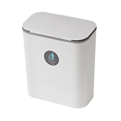 Tipo de cubierta de rodadura Contenedor montado en la pared Cubo de almacenamiento lata de basura plástico contenedor de basura
