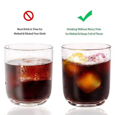 Coloridos cubitos de hielo refrescables 310g hechos de material de grado alimenticio plástico libre de BPA