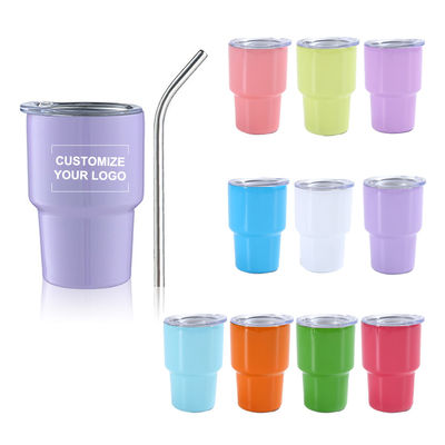Reutilizable Mini Tumbler Shot Glass 304 de acero inoxidable con logotipo personalizado