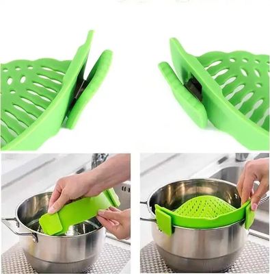 El material de silicona flexible es el que se utiliza para el filtrado de la olla y el filtrado de la pasta.