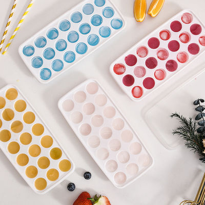 Tableros de hielo apilables con tapa resistente a derrames extraíble libre de BPA y material de silicona
