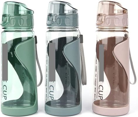Botellas de agua deportivas de 570 ml para adultos portátiles a prueba de fugas y libres de BPA