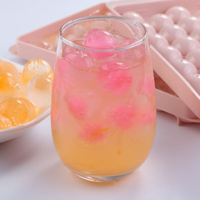bandeja de hielo circular sin BPA personalizada para el congelador bandejas de hielo redondas pequeñas cubo redondo esfera redonda