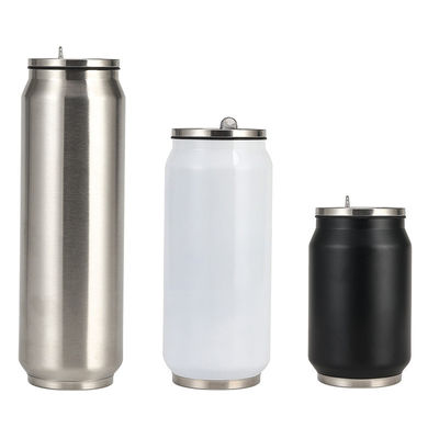 Copo de vacío de doble pared de acero inoxidable 304 con tapa y paja para impresión personalizada
