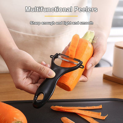 Cuchillo de cocinero de acero inoxidable de 7 piezas con bloque de corte de plástico y soporte de tabla
