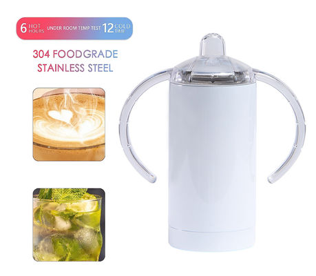 Sublimación de acero inoxidable Tumbler botella de agua libre de BPA de 12 oz para bebés pequeños