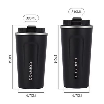 Taza térmica de acero inoxidable ecológica con pantalla de temperatura y tapa a prueba de fugas