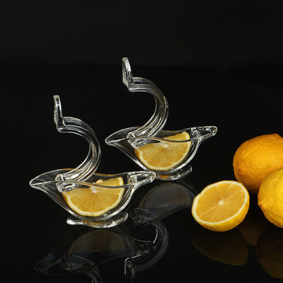 Exprimidor de frutas transparente portátil Exprimidor manual acrílico de limón para cítricos