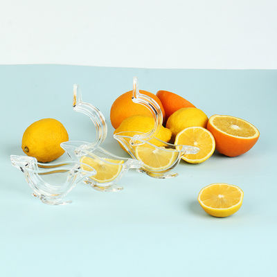 Exprimidor de frutas transparente portátil Exprimidor manual acrílico de limón para cítricos