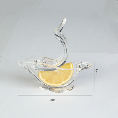 Exprimidor de frutas transparente portátil Exprimidor manual acrílico de limón para cítricos