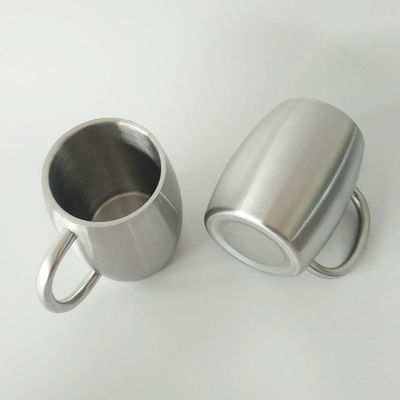 Europa Estilo de diseño Taza de cerveza de acero inoxidable de doble pared