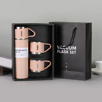 Flasca de acero inoxidable termo aislada al vacío de 17 oz con mango de 330 g diseñada para adultos