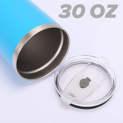 30oz BPA GRATUITO Tumbler aislado de acero inoxidable Taza de vacío con tapa del logotipo del cliente