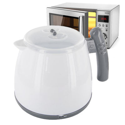 Horno de microondas libre de BPA, caldera de plástico, caldera de agua caliente con logotipo personalizado