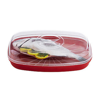 Envases de cocina para microondas sin BPA para peces de plástico