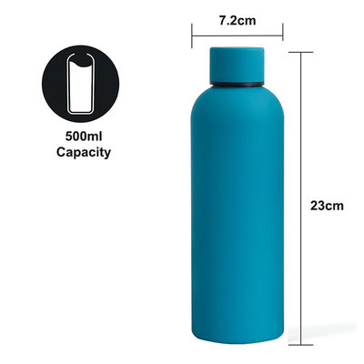 Los deportes al aire libre deben tener una botella de agua aislada de acero inoxidable con un diseño a prueba de fugas