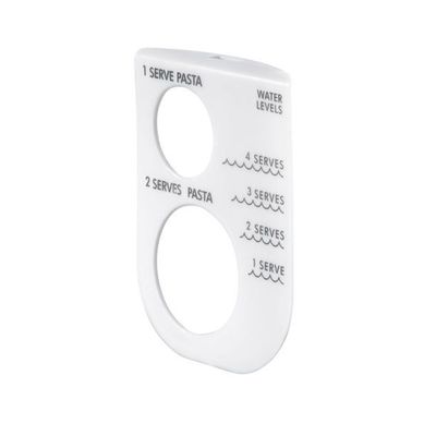 Material PP Cocina de pasta de microondas libre de BPA con herramienta de porción aprobada por la norma europea