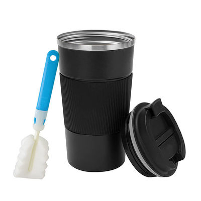 Tumbler de logotipo personalizado de acero inoxidable de tipo metal para viajes a prueba de fugas y ecológicos