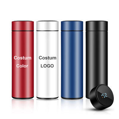 Flasco de vacío digital inteligente con pantalla de temperatura LED Botella de agua personalizada