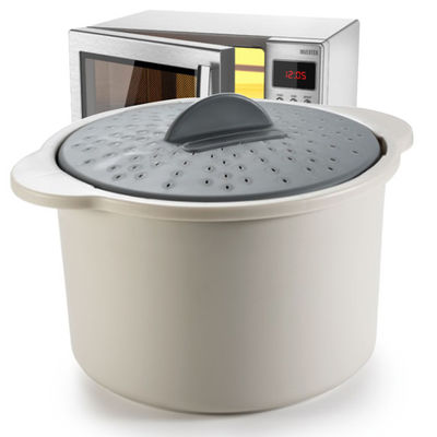 STEAMERS personalizar logotipo BPA cocinador de arroz libre de microondas para los requisitos del cliente