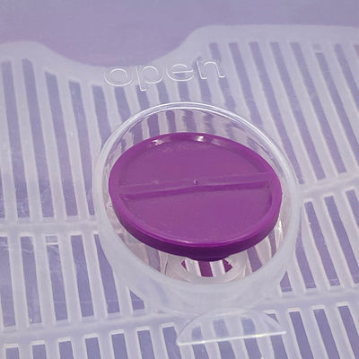 Un vapor de microondas de plástico cuadrado de 1 nivel para verduras y arroz