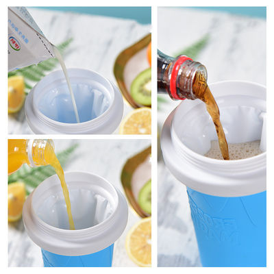 10.5*6*21cm Slushy Maker Cup Grado alimenticio Silicona Pinch Slush Cup Tipos de vasos de helado